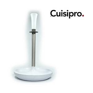 クイジプロ クイジプロ キッチンペーパーホルダー 吸盤付 ホワイト Φ19.6×31.8cm | 