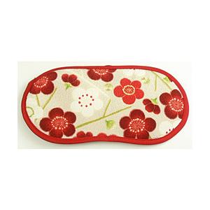 宇仁繊維ファッション アイマスク（モダン梅 アイボリー） | 
