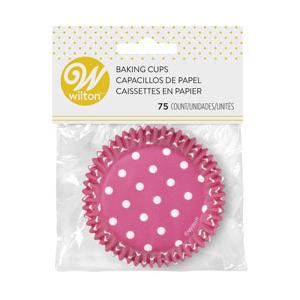 WILTON カップSTDドットピンク75CT 415-0158 【864】 | 