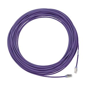 パンドウイット パンドウイット　カテゴリ６Ａ細径シールドパッチコード　１ｍ　紫   STP28X1MVL | 