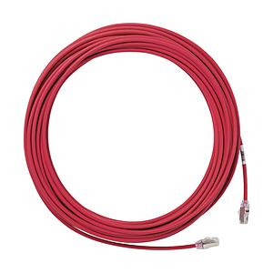 パンドウイット パンドウイット　カテゴリ６Ａ細径シールドパッチコード　１ｍ　赤   STP28X1MRD | 