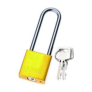 パンドウイット パンドウイット　ロックアウト用ハイセキュリティパドロック　黄   PSL-7YL-LS | 