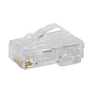 パンドウイット パンドウイット　カテゴリ５Ｅ　細径ケーブル用モジュラープラグ　ＡＷＧ２８単線・撚線　１００個入り　ＭＰ５２８−Ｃ MP528-C | 