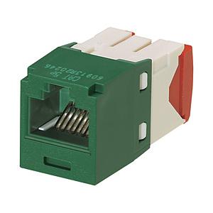 パンドウイット パンドウイット　カテゴリ５Ｅ　ＲＪ４５モジュラージャック　ＵＴＰ　ＴＧタイプ　緑　ＣＪ５Ｅ８８ＴＧＧＲ CJ5E88TGGR | 