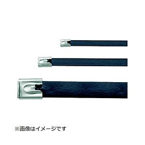 パンドウイット　ＭＬＴ　フルコーティングステンレススチールバンド　ＳＵＳ３１６　黒　幅１２．９ｍｍ　長さ４３４ｍｍ　５０本入りＭＬＴＦＣ４ＥＨ−Ｌ… | 