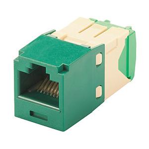 パンドウイット パンドウイット　カテゴリ6　RJ45モジュラージャック　UTP　28・30AWG　TGタイプ　緑　CJT688TGGR   CJT688TGGR | 
