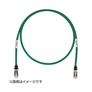 パンドウイット パンドウイット　ＣＡＴ６Ａ／ＣＡＴ６　シールドパッチコード　１５ｍ　緑   STP6X15MGR | 