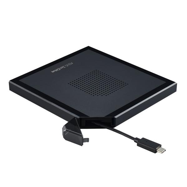 ASUS(エイスース) ポータブルDVDドライブ ZenDrive V1M (SDRW-08V1M-U)(Windows11対応/Mac) ブラック SDRW-08V1M-U/BLK/G/AS/P2G | ASUS | 02