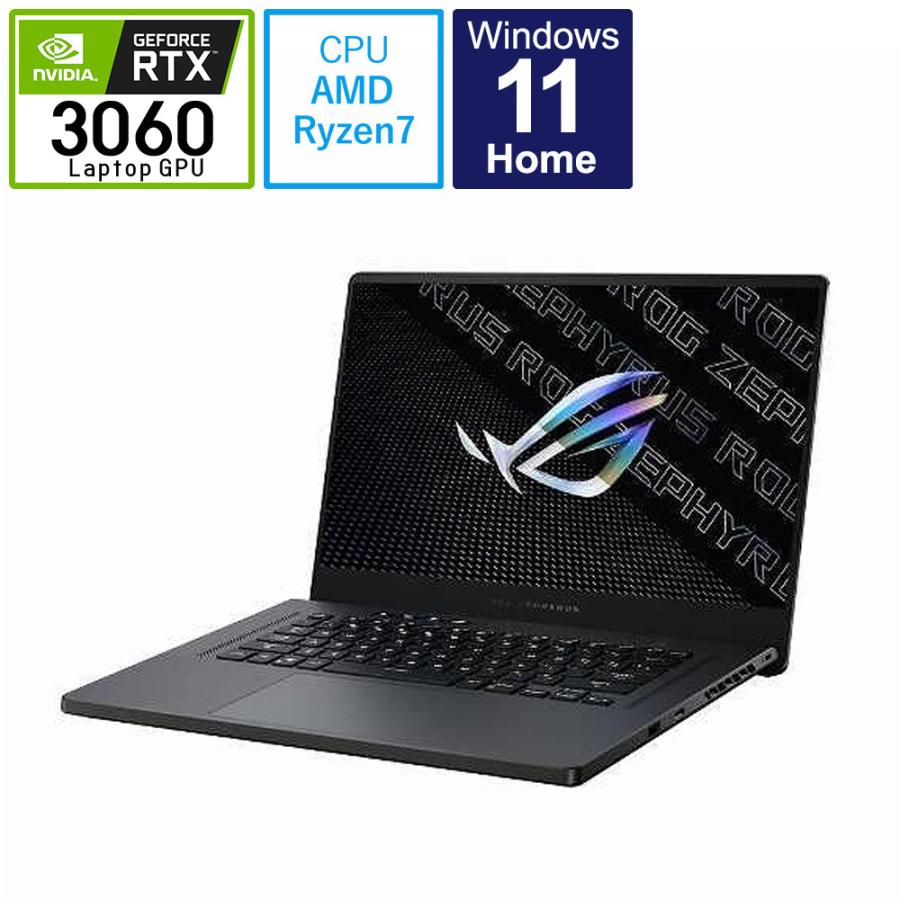 ASUS(エイスース) ゲーミングノートパソコン ROG Zephyrus G15 エクリプスグレー GA503RM-R76R3060BKS[RTX3060] [振込不可]｜y-sofmap｜02