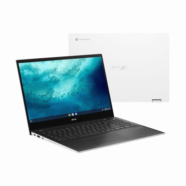 ノートパソコン Chromebook Flip CX5(CX5500) ホワイト CX5500FEA-E60238 [15.6型 /Chrome OS /intel Core i3 /メモリ：8GB /SSD：128GB /2022年8月モデル]｜y-sofmap｜02
