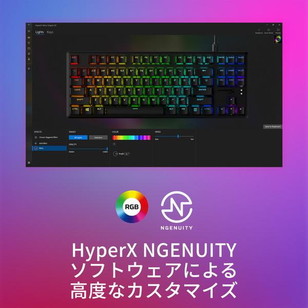HYPERX ゲーミングキーボード Alloy Origins Core PBT テンキーレス(Red)  639N7AA#ABJ ［有線 /USB］ |  | 05