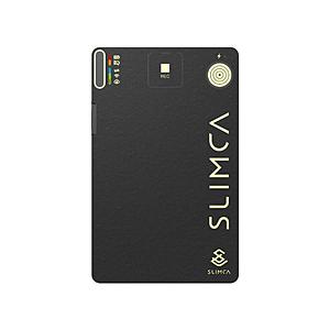 AREA カード型極薄サイズ ボイスレコーダー  ブラック（ゴールドフレーム） SLIMCA-V1-BK | 