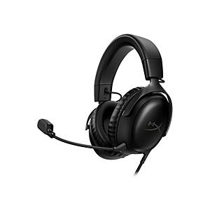 HYPERX 727A8AA ゲーミングヘッドセット Cloud III ブラック ［φ3.5mmミニプラグ＋USB-C＋USB-A /両耳 /ヘッドバンドタイプ］ | 