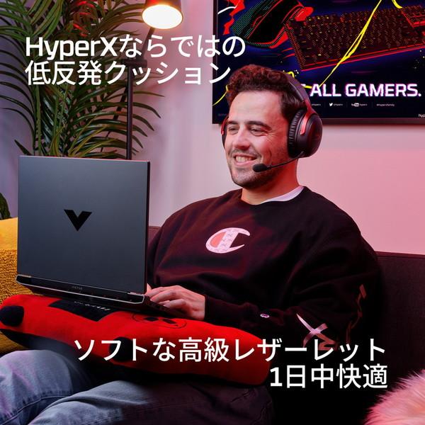 HYPERX 77Z46AA ゲーミングヘッドセット ワイヤレス（USB-C＋USB-A） Cloud III Wireles ブラック/レッド ［両耳 /ヘッドバンドタイプ］ 【864】 |  | 02