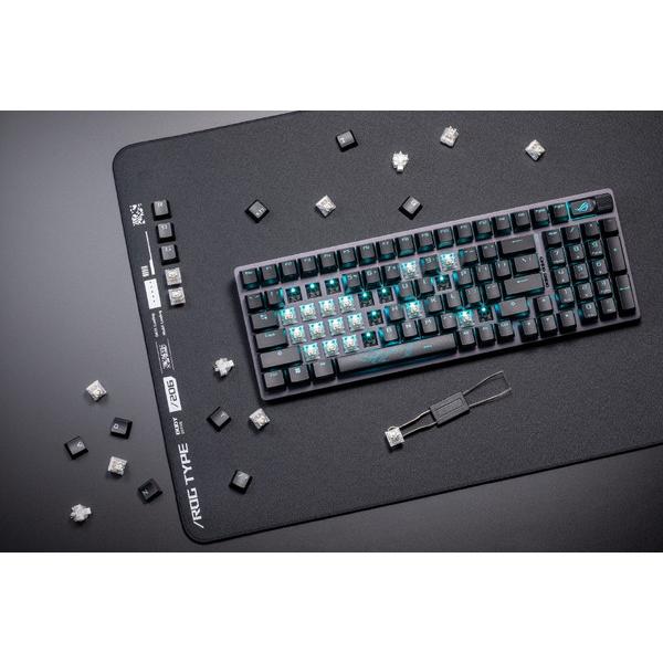 ゲーミングキーボード＋リストレスト ROG Strix Scope II 96 Wireless(英語配列) ブラック SCOPE/2/96/WL/NXSW/US/ABS ［有線・ワイヤレス /Bluetooth・USB］ | ASUS | 04