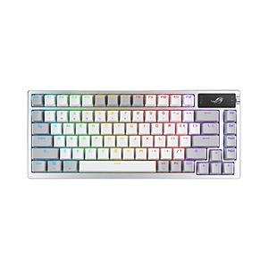 ゲーミングキーボード ROG Azoth(英語配列) M701 ROG AZOTH/NXSW/US/PBT/WHT ホワイト ROG/AZOTH/NXSW/US/PBT/W ［有線・ワイヤレス /Bluetooth・USB］ | ASUS