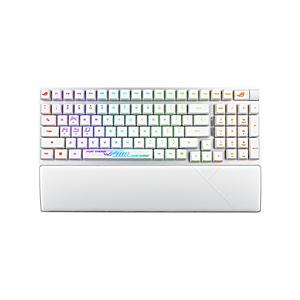 ゲーミングキーボード＋リストレスト ROG Strix Scope II 96 RX Wireless(英語配列) ムーンライトホワイト STRIX/SCOPE2/96/RX/WL/WH/RD ［有線・ワイヤレス … | ASUS