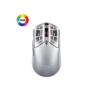 HYPERX ゲーミングマウス Pulsefire Haste 2 S Wireless シルバー 9B002AA ［光学式 /有線／無線(ワイヤレス) /6ボタン /USB］ | 