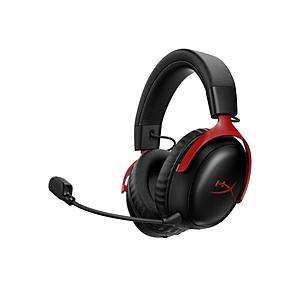 HYPERX A59Z0AA ゲーミングヘッドセット Cloud III S ブラックレッド ［ワイヤレス（Bluetooth/USB-C＋USB-A） /両耳 /ヘッドバンドタイプ］ | 