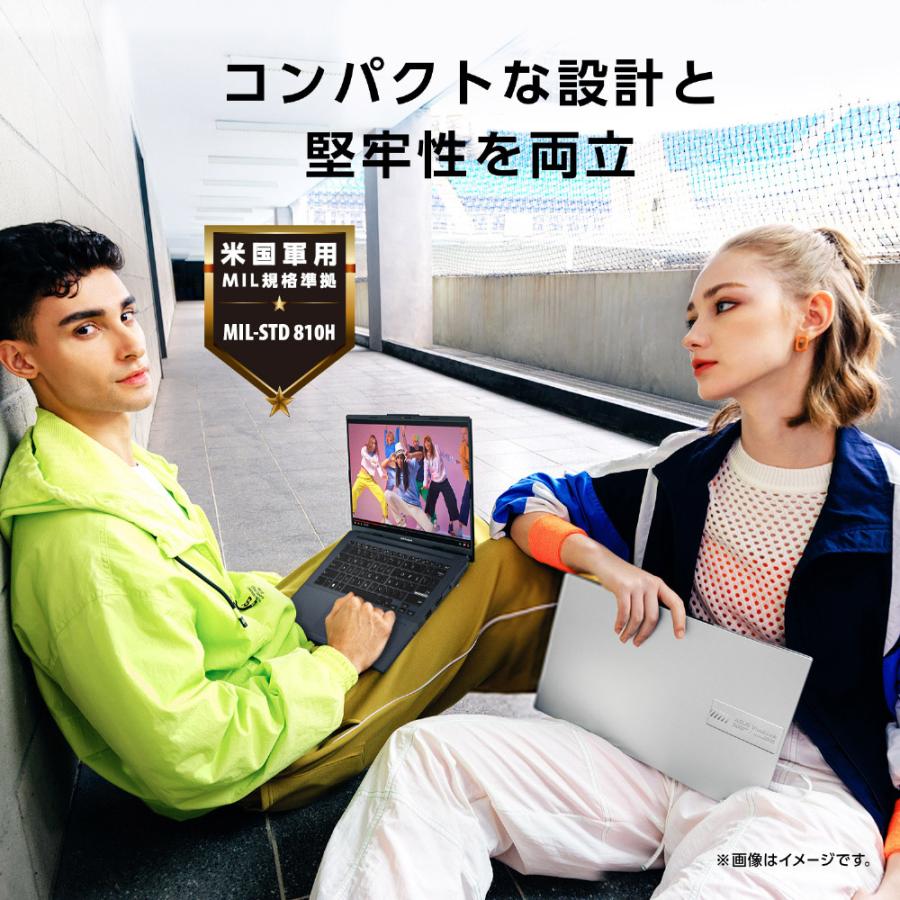 ノートパソコン Vivobook Go 15 ミックスブラック E1504FA-R3165BWS ［15.6型 /Windows11 Home /AMD Ryzen 3 /メモリ：16GB /SSD：512GB /Office Home and Bu… | ASUS | 03