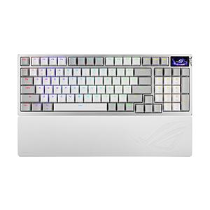 ゲーミングキーボード＋リストレスト(ラピッドトリガー対応) ROG Azoth 96 HE Lite ブラック ROG/AZOTH/96/HFX2/WH ［有線・ワイヤレス /Bluetooth・USB-A＋U… | ASUS