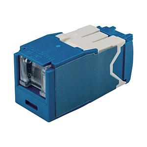 パンドウイット パンドウイット　カテゴリ６Ａ　シャッター付モジュラージャック　青   CJH6X88TGBU | 