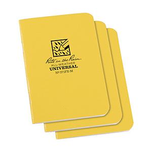 RITR 3　1/4X4　5/8　ミニステイプルノートブック（３冊セット）ユニバーサル・イエロー | 