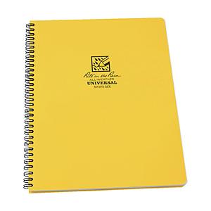 RITR RITR 8 1／2×11 スパイラルノートブック ユニバーサル イエロー ＲＩＴＲ  373-MX | 