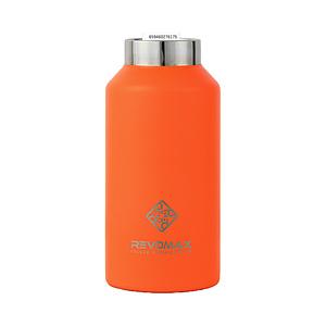 炭酸対応真空断熱ボトル REVOMAX WITHOUT CAP 12oz［355ml/ワンタッチ］【水筒本体のみ・キャップ別売】 REVOMAX ネオンオレンジ DWF-12014B-JP-CL ［炭酸対応］ | 