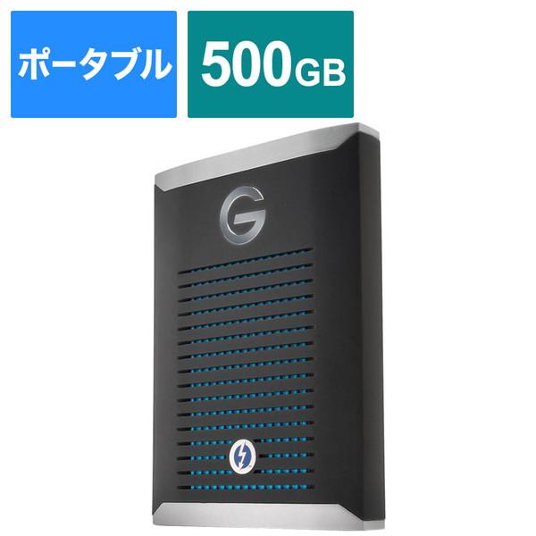 16390円 アウトレット 16390円 アイテム勢ぞろい SANDISKPROFESSIONAL SDPS51F-500G-GBANB 外付けSSD Thunderbolt接続 G-DRIVE Pro SSD ブラック 500GB ポータブル型