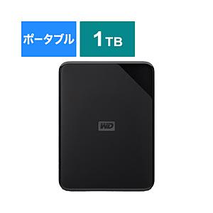 Western Digital WDBEPK0010BBK-JES1 外付けHDD USB-A接続 WD Elements SE Portable 2023年モデル(Windows11対応)  ［1TB /ポータブル型］ | Western Digital