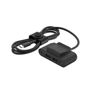 BELKIN BUZ001bt2MBKB7　RockStar 30W 4ポート充電分配器　ブラック   BUZ001bt2MBKB7 | Belkin