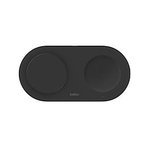 BELKIN BoostCharge Pro Qi2 15W 搭載 2-in-1 ワイヤレス充電パッド  ブラック WIZ021QCBK ［USB Power Delivery対応 /15W］ 【864】 | Belkin