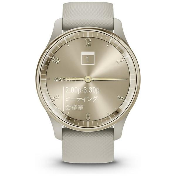 GARMIN(ガーミン) 010-02665-72 vivomove Trend（ヴィヴォムーブ トレンド）【Suica対応】 GARMIN（ガーミン） French Gray×Cream Gold｜y-sofmap｜07