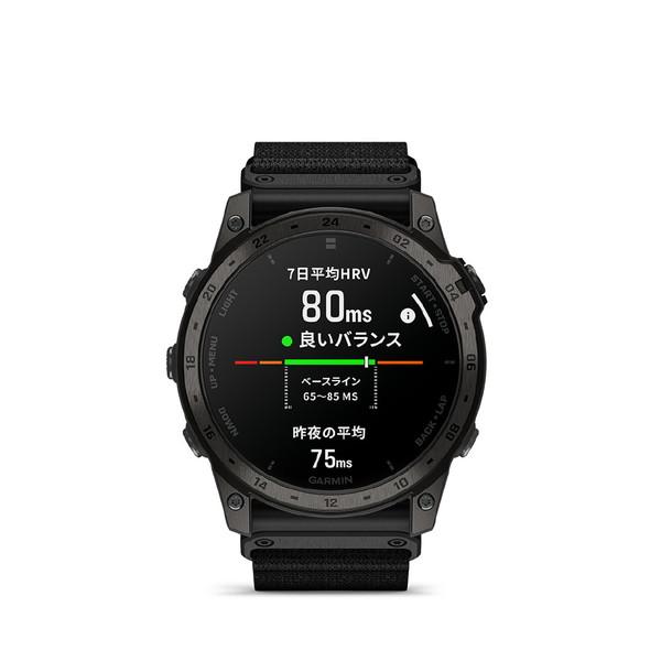 GARMIN(ガーミン) 010-02931-12 【Suica対応】tactix（タクティクス）7 AMOLED  Carbon Gray DLC / Black Nylon｜y-sofmap｜09