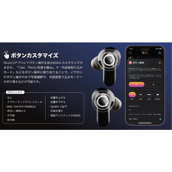 完全ワイヤレスイヤホン RAIL ANC（レール エーエヌシー） TRUE BLACK