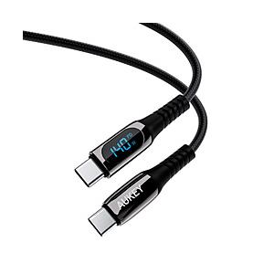 AUKEY ケーブル Impulse series 140W Digital Display ［Type-C to Type-C］ 1m | 