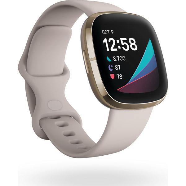 Fitbit Suica対応 Fitbit Sense Gps搭載 スマートウォッチ ルナホワイト ソフトゴールド L S サイズ ルナホワイト Fb512glwt Frcjk ソフマップpaypayモール店 通販 Paypayモール