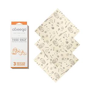 abeego ビーズワックスラップ -ミディアム 3枚セット   ABMSQ3 【852】 [振込不可] | 