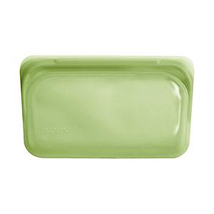 STASHER シリコーンバッグ スナック（Sサイズ）グリーン stasher(スタッシャー) STMK34 [約293.5ml/電子レンジ対応/食洗器対応] | 