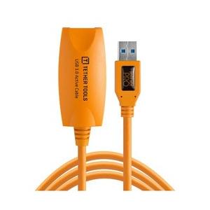 テザーツールズ テザープロ USB3.0 アクティブエクステンションケーブル 4.9m（オレンジ）CU3017 | 