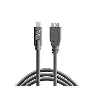 テザーツールズ CUC3315-BLK TetherPro USB-C to 3.0 Micro-B15（4.6m） BLK CUC3315-BLK | 
