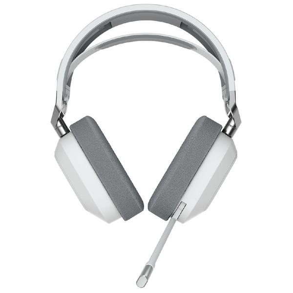 CORSAIR(コルセア) CA-9011236-AP ゲーミングヘッドセット HS80 RGB WIRELESS White ホワイト ［ワイヤレス（USB）＋有線 /両耳 /ヘッドバンドタイプ］ | CORSAIR | 08