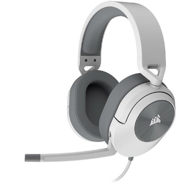 CORSAIR(コルセア) CA-9011261-AP ゲーミングヘッドセット HS55 Stereo White ホワイト ［φ3.5mmミニプラグ /両耳 /ヘッドバンドタイプ］ | CORSAIR | 04