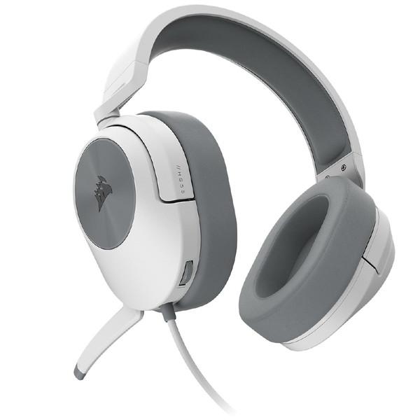 CORSAIR(コルセア) CA-9011261-AP ゲーミングヘッドセット HS55 Stereo White ホワイト ［φ3.5mmミニプラグ /両耳 /ヘッドバンドタイプ］ | CORSAIR | 06