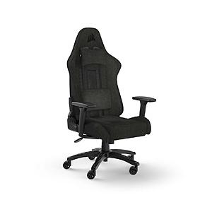 【送料無料】 CORSAIR(コルセア) CF-9010051-WW ゲーミングチェア [シート W380ｘD510ｘH1230〜1330mm] TC100 Fabric(ファブリックモデル) ブラック | CORSAIR