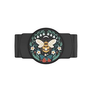 POPSOCKETS Slide Stretch Boho Bee Black with SQUARE Edges (四角い角) | 