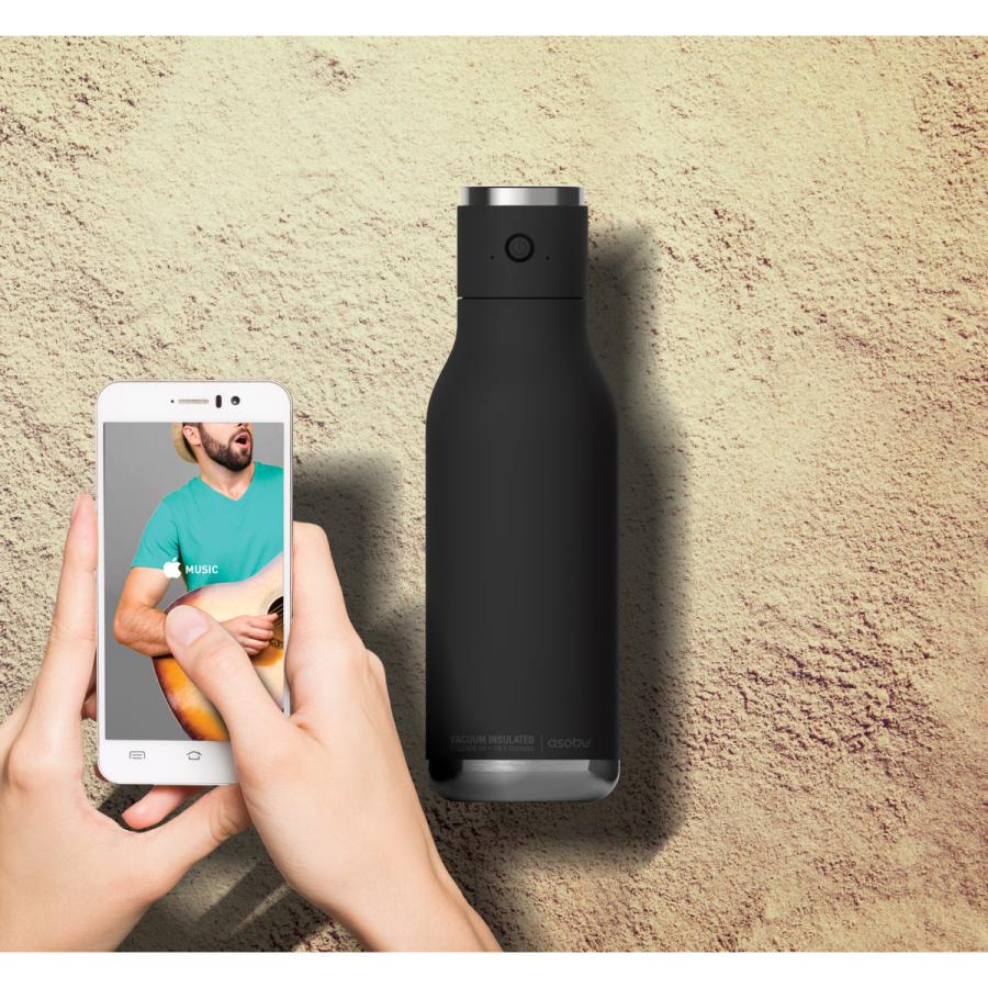 ASOBU Bluetoothスピーカーボトル 500ml ブラック BT60BLACK  ブラック BT60BLACK 【864】 |  | 03