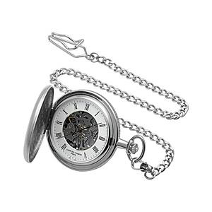 インテック 懐中時計 手巻 50mm ハンター シルバー CHARLES-HUBERT(チャールズ・ヒューバート) シルバー 3789-W | 