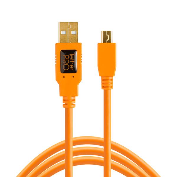 テザーツールズ USB-A to 2.0 Mini-B 5-Pin (460cm)  オレンジ CU5451 |  | 01